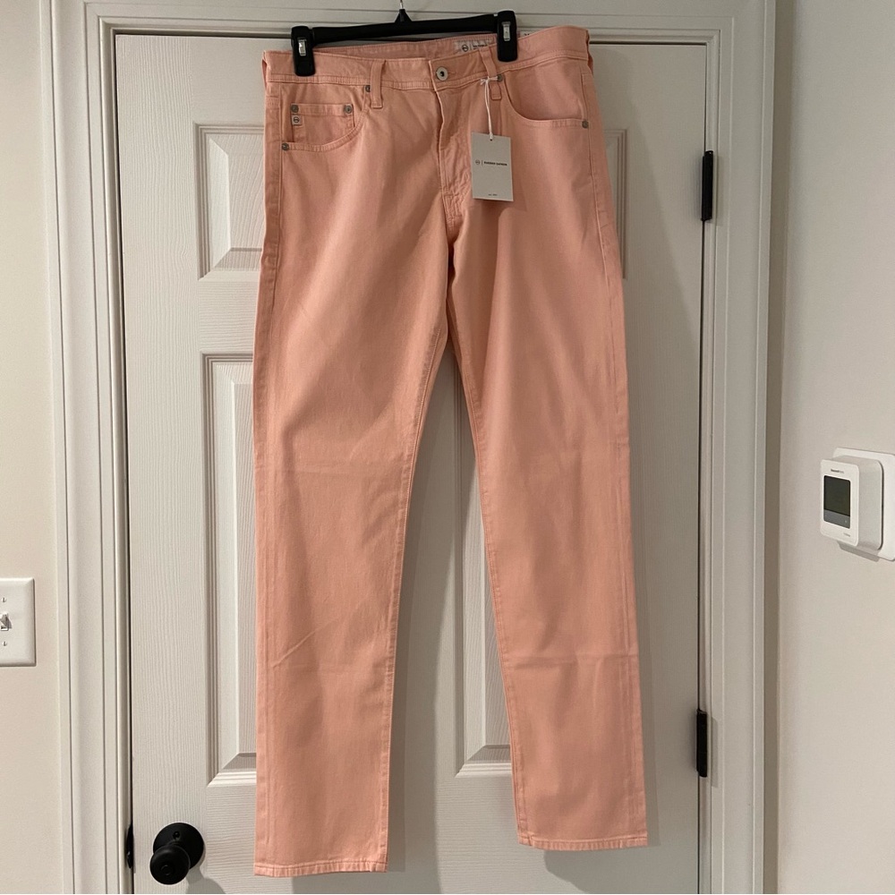 Ag Los Angeles Men's TELLIS Modern Slim Sueded Sateen Jeans NWT Italian 34x34